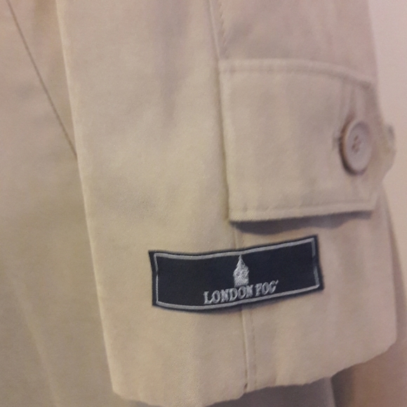 London Fog/Olive Brown/ Hooded/ Trench Coat - Picture 2 of 8